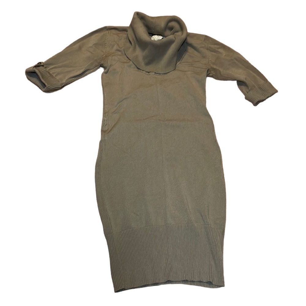 Body Central Bodycon Sweater Dress, Tan, Small
